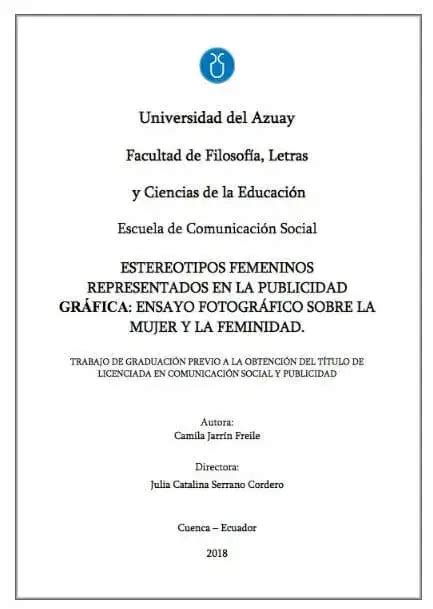 Portada Con Normas Apa Ejemplos De Carátulas En Word 2024