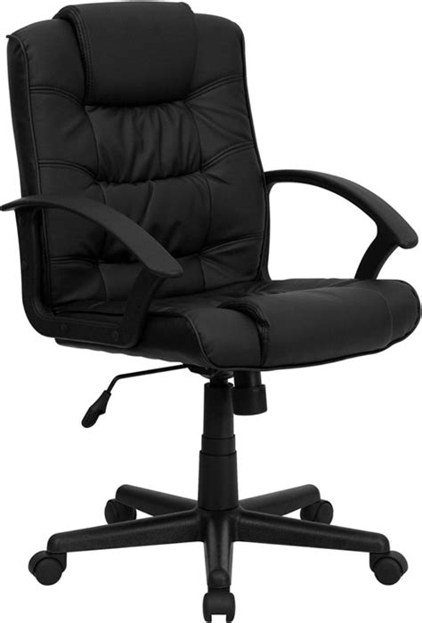 Eco Friendly Black Plush Executive Office Chair From Renegade Coleman