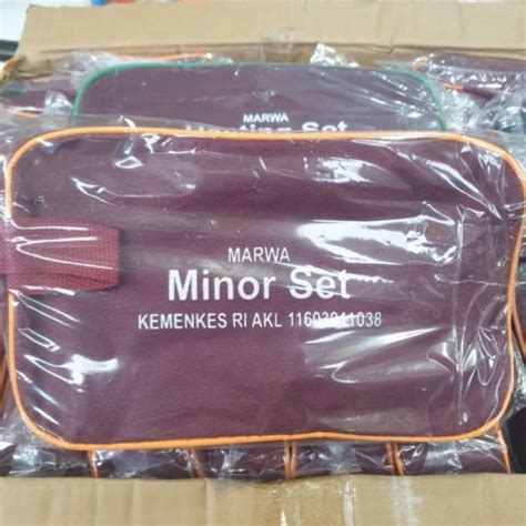 Promo MINOR SET Alat Bedah Operasi Instrument Full Lengkap Original