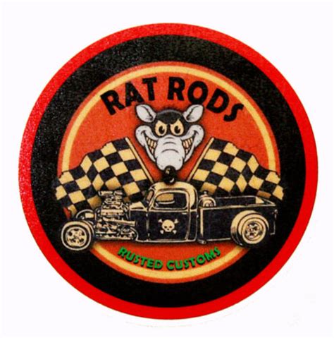 2 Pack Rat Rod Hot Rod Decal Sticker Vintage Racing Rat Fink Tools Oil Gas Ebay