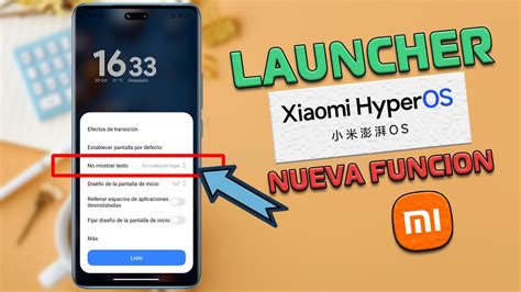 Launcher Hyperos Actualizado Para Tu Xiaomi Redmi Note Youtube