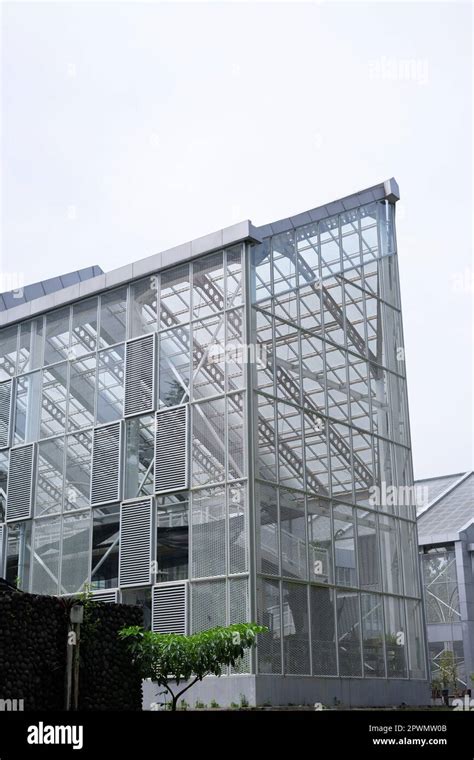 Beautiful Glass Greenhouse For A Protected Rare Plant In Bogor