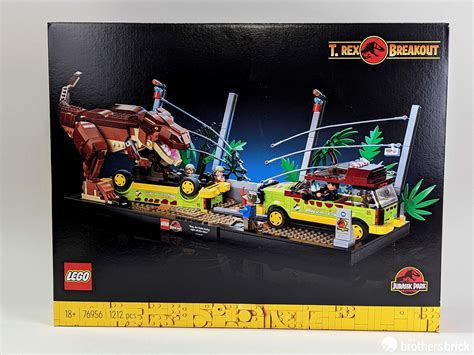 Lego Jurrassic Park T Rex Breakout Tbb Review Oipau The