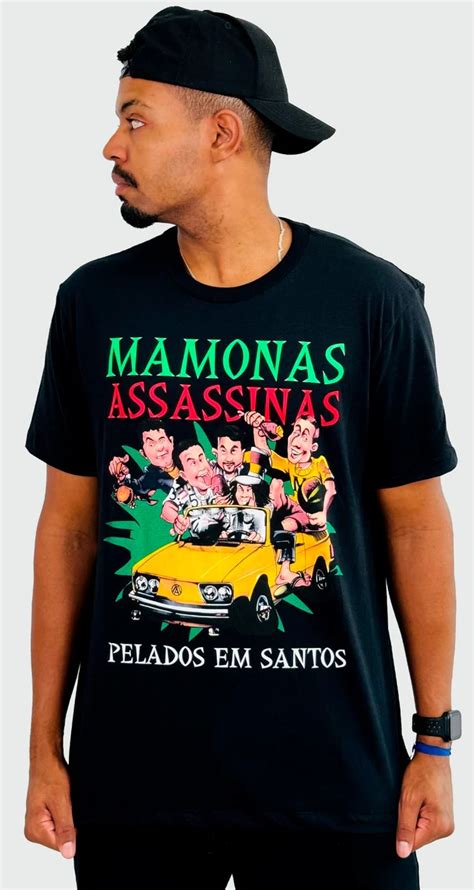 Camiseta Mamonas Assassinas Pelados Em Santos Túnel do Rock