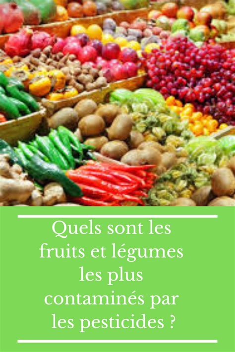 Quels Sont Les Fruits Et L Gumes Les Plus Contamin S Par Les Pesticides