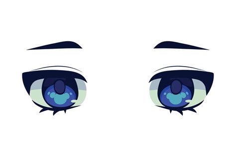 Anime Eyes Closeup 11484430 Vector Art At Vecteezy