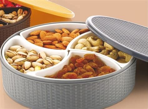 Polished Plastic Round Dry Fruit Box Size Standard At Rs In