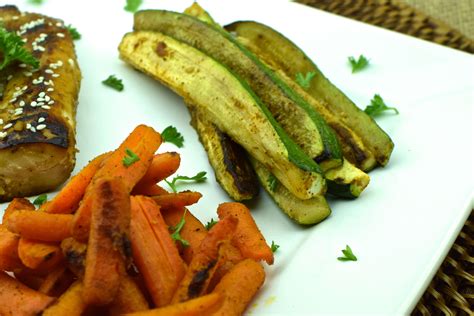 Roasted Zucchini and Carrots