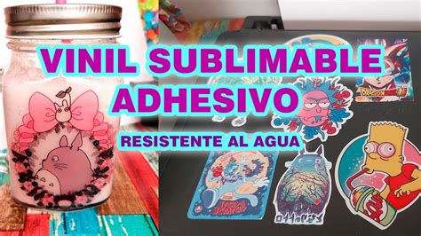 Vinil Sublimable Adhesivo Resistente Al Agua Youtube