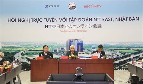 BINH DUONG NTT EAST GROUP AND BECAMEX IDC COMMITTED TO COOPERATE IN