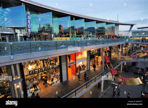 Christmas Decorations In Liverpool One Shopping Area Stock Photo Alamy