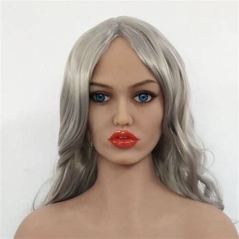 Realistic Sex Doll Head Tpe Lifelike Oral Sex Thick Lips Love Toy Heads