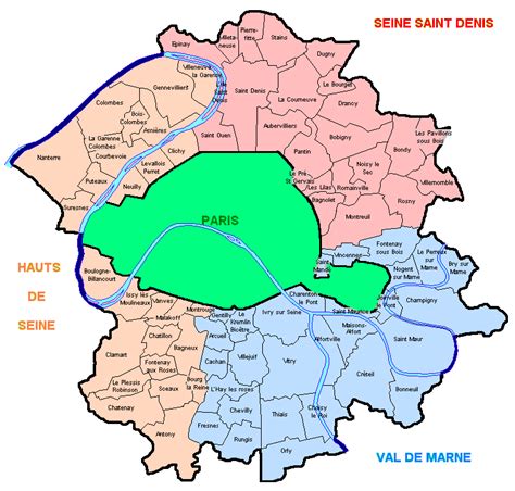 Carte De La Seine En Wikigenweb