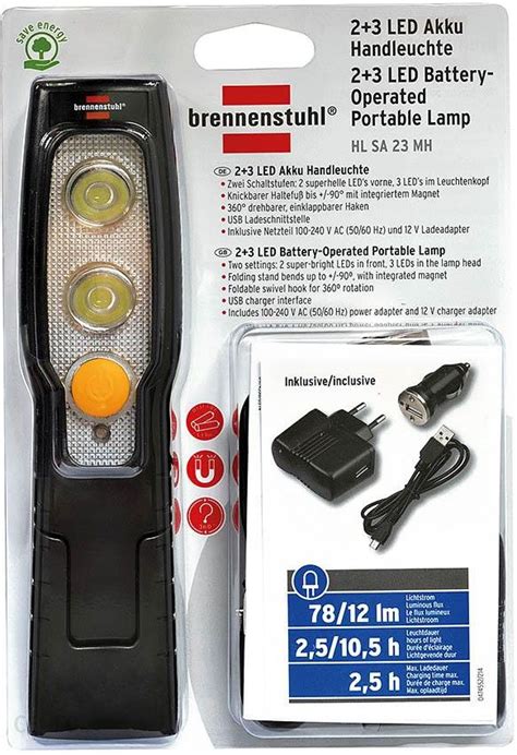 Lampa Warsztatowa Brennenstuhl 2 3Led Hl Sa 23 Mh Opinie I Ceny Na