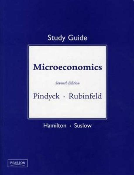 Study Guide for Microeconomics Hamilton Jonathan 교보문고