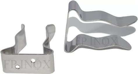 CROCHET INOX CLIPS pour Fixation Gaffes Tube Diamètre 20 30mm La