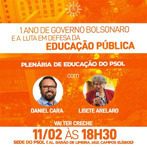 Plenária de Educação do PSOL SP PSOL SP