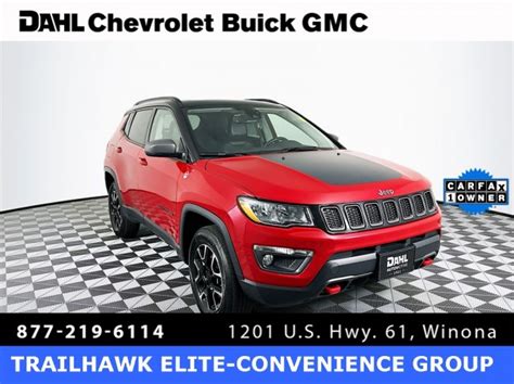 Pre Owned 2021 Jeep Compass Trailhawk 4d Sport Utility In 5p1733 Dahl Automotive