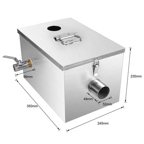 Galleon Beamnova Commercial Grease Trap Lbs Stainless Steel Interceptor