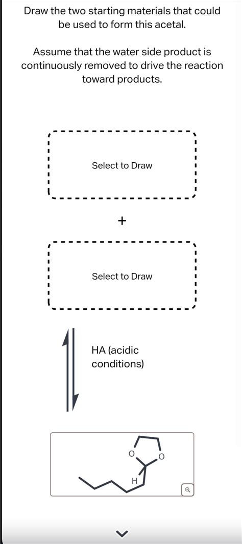 Solved Draw The Two Starting Materials That Couldbe Used To