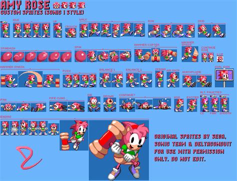 The Spriters Resource Full Sheet View Sonic The Hedgehog Customs