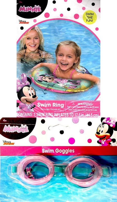 What Kids Want Disney Junior Minnie Swim Goggles Swim Ring Set Of 2