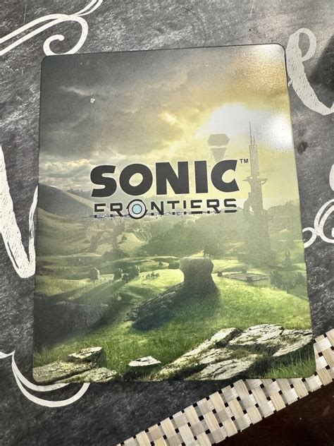 Sonic Frontiers Steelbook Sony Playstation Xbox No Game Gamestop