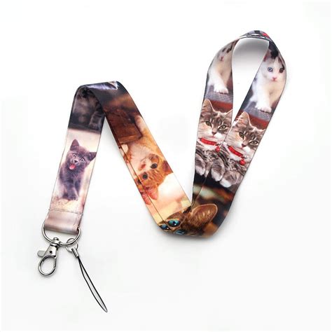 CA180 20 Stks Partij Leuke Kat Lanyards Voor Sleut Grandado