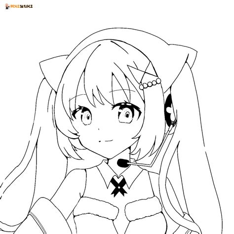 Desenhos de Hatsune Miku para colorir Páginas para colorir grátis