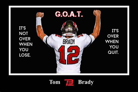 Tom Brady GOAT poster | Etsy