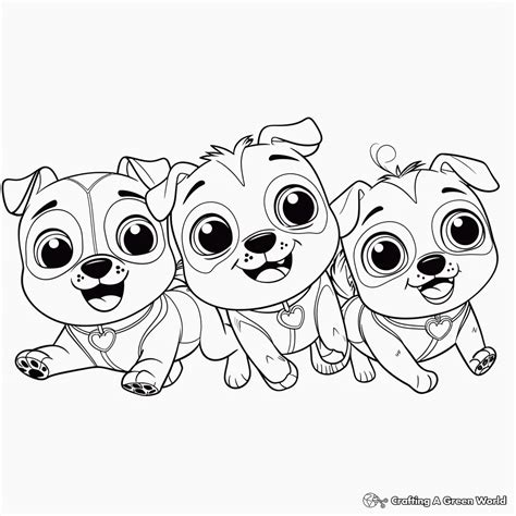 Bingo From Puppy Dog Pals Coloring Pages For Kids♨️ Explore As