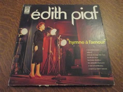 Coffret 3 33 Tours Edith Piaf Hymne A Lamour Eur 39 00 Picclick Fr