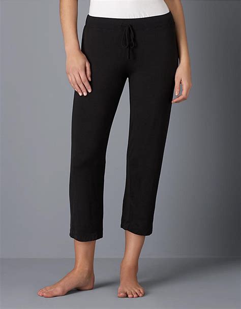 Dkny Drawstring Capri Pajama Pants In Black Lyst