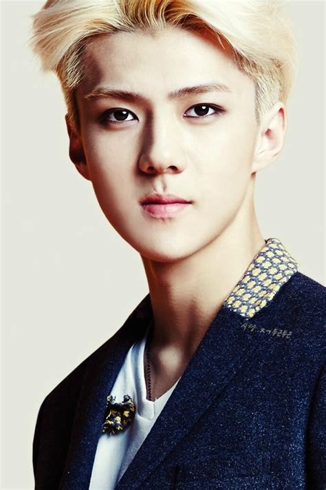 Appreciation Oh Sehun S Blonde Hair Celebrity Photos OneHallyu