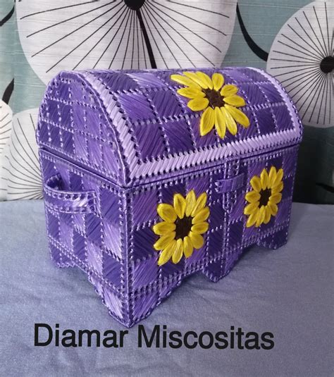 Manualidades Hechas Por Diamar Miscositas Plastic Canvas Tissue Boxes