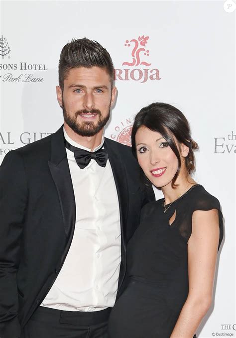 Olivier Giroud Et Sa Femme Jennifer Enceinte à La 6e édition De La