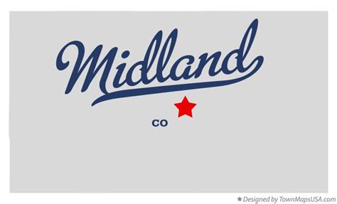 Map Of Midland Co Colorado