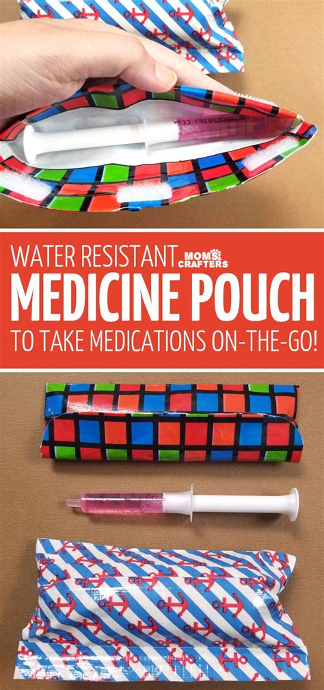 Medicine Pouch Make A Diy Waterproof Pouch For Medications