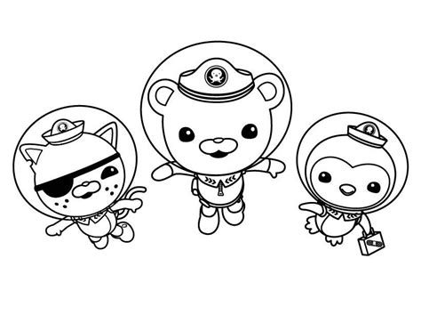 Dessins Gratuits à Colorier Coloriage Les Octonauts à Imprimer