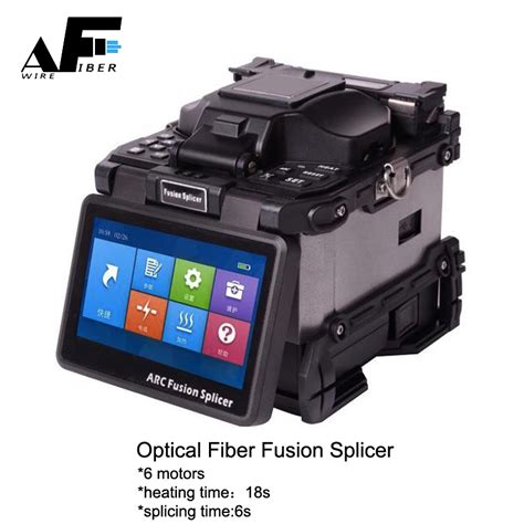 Awire Optical Fiber Cable Core Alignment Arc Fusion Splicer Af For