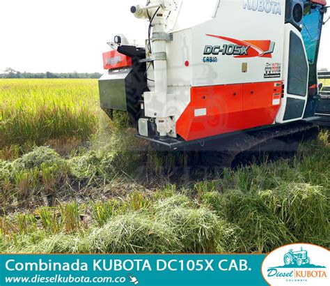 Cosechadora De Arroz Kubota Dc X Cabinada Kit De Ma Z Kubota