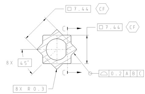 Irregular square-like feature. Square symbol applicable or not ...