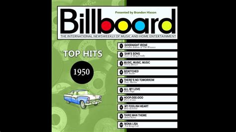 Billboard Top Hits 1950 Billboard Billboard Hits Top Hits