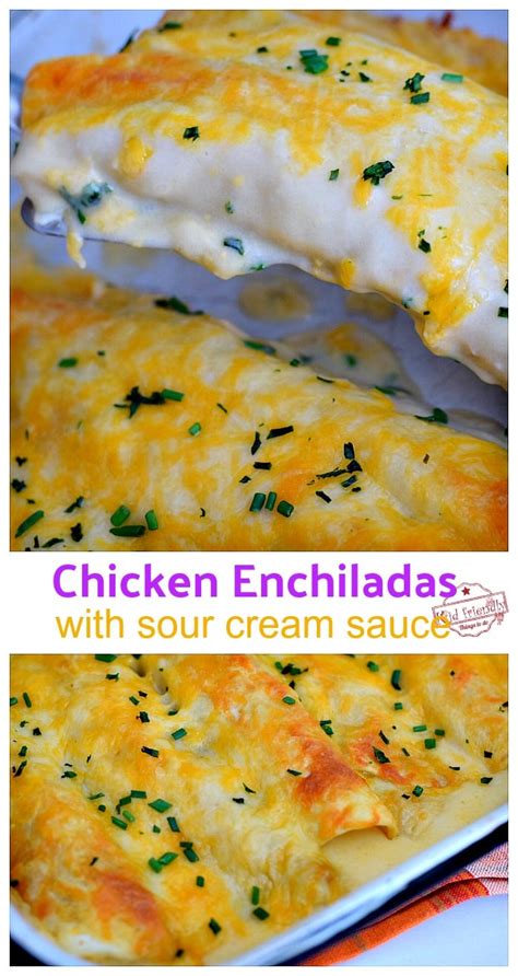 Chicken Enchiladas With Sour Cream White Sauce Recipe Video