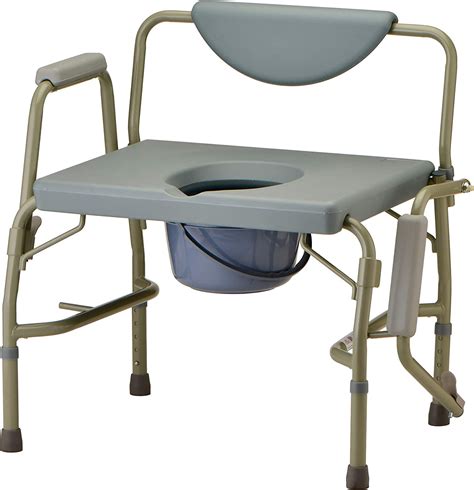 Am Heavy Duty Deluxe Bariatric Bedside Commode H H Medical Supply