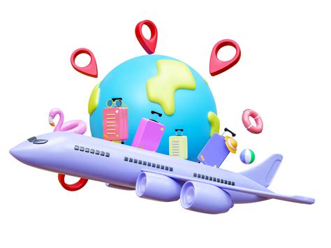 Free Summer Vacation And Travel Concept Flight Airplane Travel Tourism