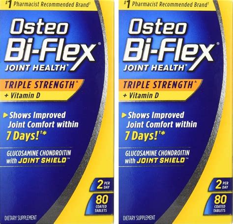 Osteo Bi Flex Triple Strength Vitamin D Coated Tablets Twin Pack 80 Count Each Wxf 02