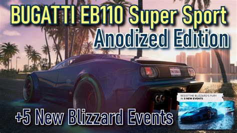 The Crew 2 BUGATTI EB110 Super Sport Anodized Edition On 5 New Events