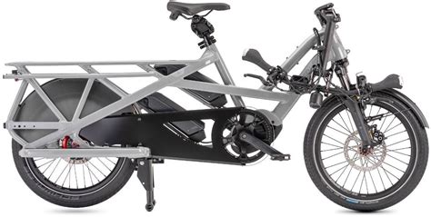 Tern GSD R14 1000Wh Electric Cargo Bike With Belt Drive In Grey