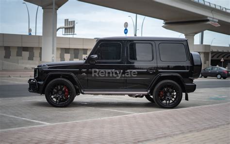 Mieten Sie Ein Mercedes G Amg Schwarz Id In Dubai